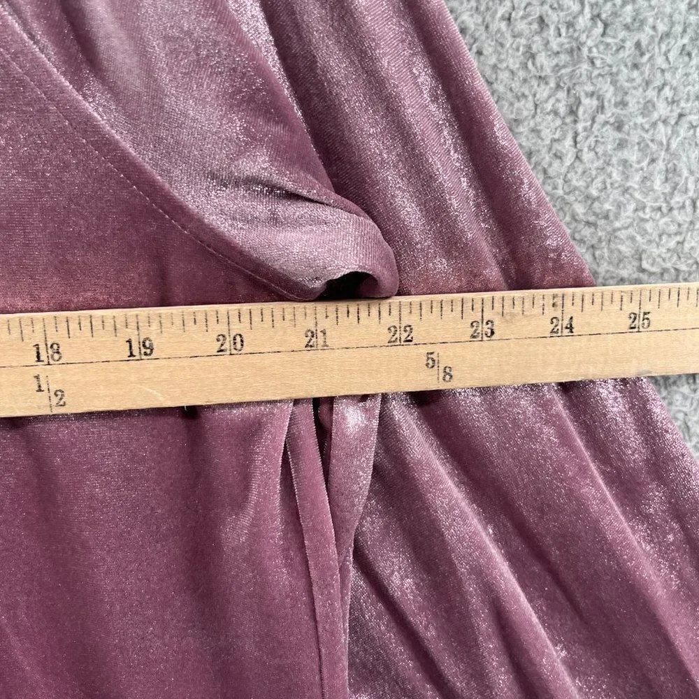 VTG Y2K Juicy Couture Lilac Shimmer Zip Up Velour Track Jacket